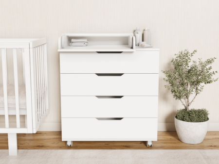 К INY  Комод ИНКАНТО CLASSIC 800/4 (органайзер) (Белый)