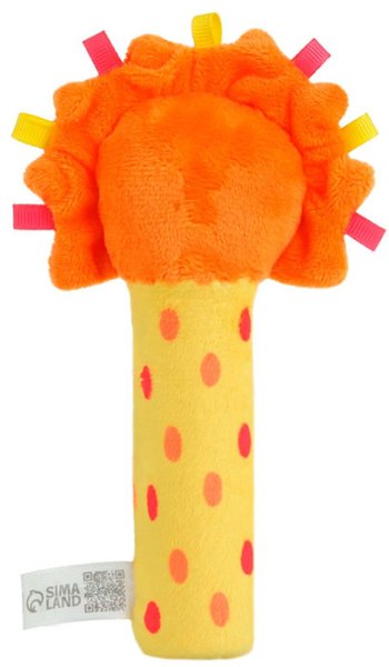 Крошка Я Игрушка-пищалка "Львенок", с погремушкой