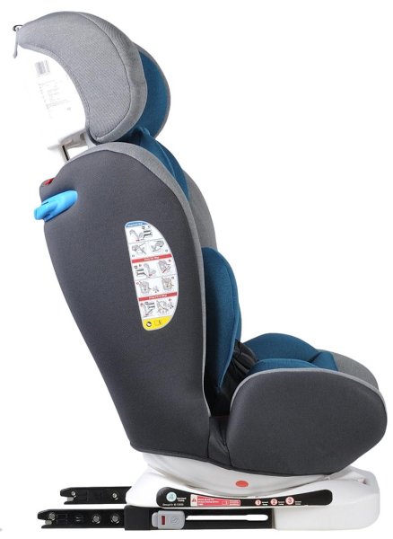 Farfello Автокресло детское CS-002 Isofix / цвет Синий, серый/Blue, gray (YB104A-bg)