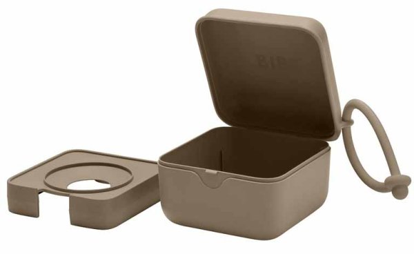 Bibs Контейнер для соски-пустышки Pacifier Box / цвет Dark Oak (коричневый)