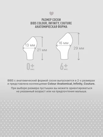 Пустышка латексная BIBS Couture - Baby Blue, 6+ мес.