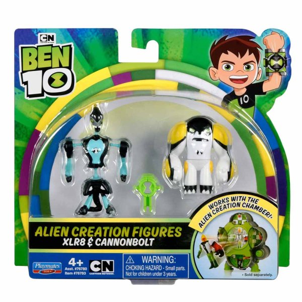 игрушка Ben 10 Набор из 2 фигурок "Молния и Ядро"