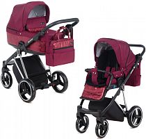 Adamex Детская коляска 2 в 1 Verona Special Edition / цвет бордо VR483					