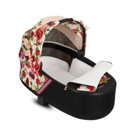 Cybex Спальный блок Cybex Lux Carrycot для колясок Priam III / цвет FE Spring Blossom light/Бежевый, черный