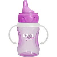 Чашка-непроливайка BORN FREE 46450 (220 мл, с 6 месяцев) (полипропилен) розовый 12914464502