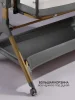 Приставная люлька механич.Amarobaby Care (Темно-серый)