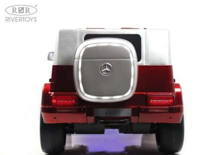 RiverToys Детский электромобиль Mercedes-Benz EQG (E222EE)  / цвет красный глянец