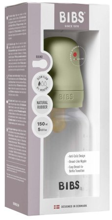 Bibs Бутылочка для кормления с латексной соской Sage, 150 мл