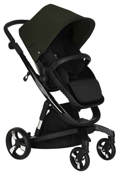 Ibebe Коляска 2 в 1 I-Stop / цвет Night Green (темно-зеленый)