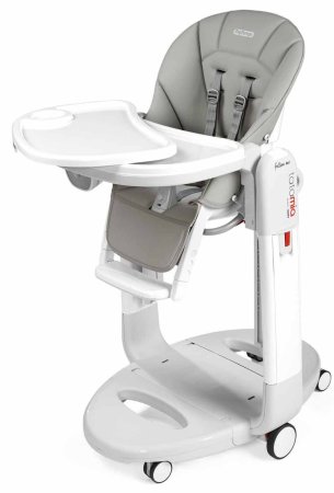 Peg-Perego Стульчик для кормления Tatamia Follow Me / цвет Ice New (серый)