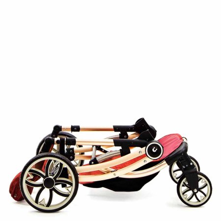 Bambini Moretti  Коляска 2 в 1 Vondoo 2, цвет / wine (красный)