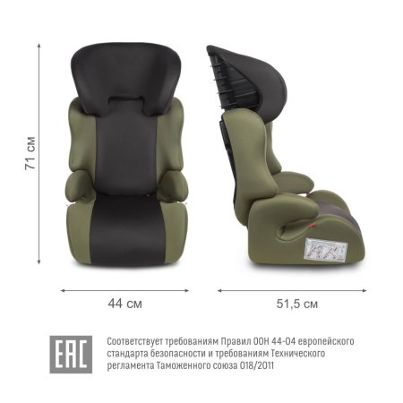 Детское автокресло SIGER «СМАРТ», тёмный лес