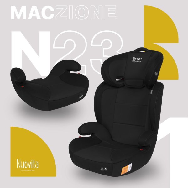 Nuovita Автокресло Maczione N23-1 / цвет Nero/Чёрный