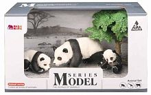 Паремо Фигурки из серии "Мир диких животных": Семья панд, 3 предмета					