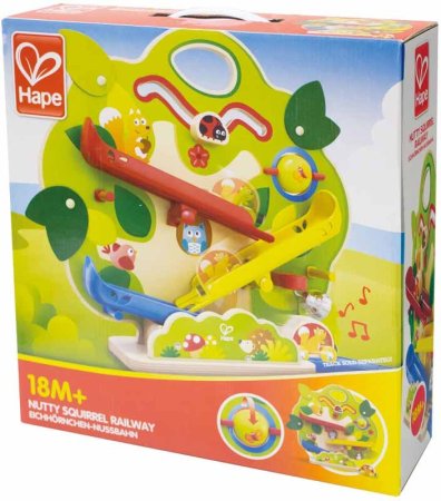 Hape Развивающая игрушка "Белка и орехи"