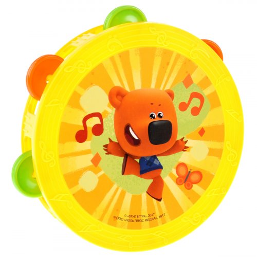Играем вместе Музыкальная игрушка Бубен Ми-ми-мишки 258912 / цвет желтый
