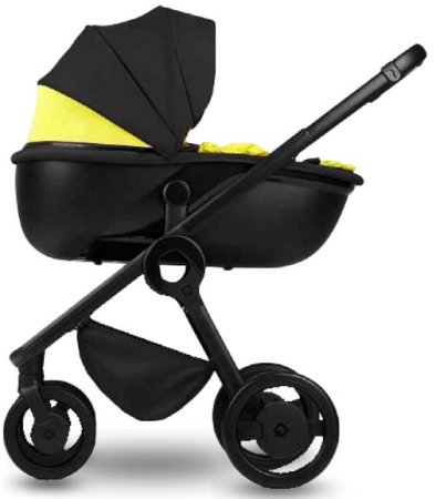 Anex Коляска 2 в 1 Quant / цвет flame (черно-желтый)