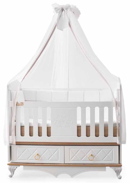 Lovely baby Кроватка Miraj, 120*60 см / цвет бежевый