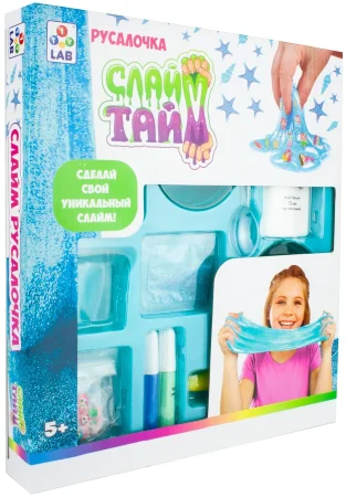 1Toy Набор Слайм тайм Сделай слайм Русалочка / разноцветный