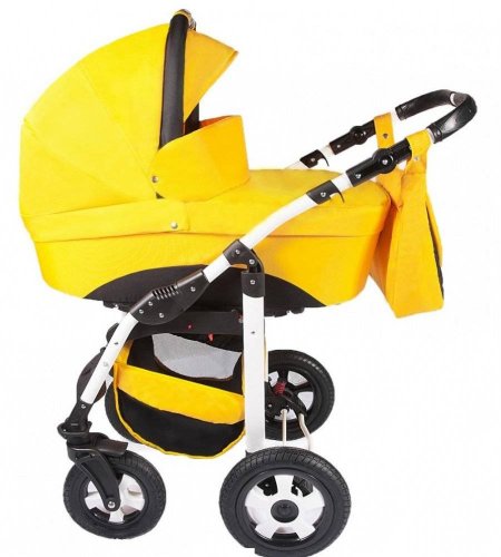 maEma Детская коляска 3в1 Lika (Маема Лика) / цвет  желтый