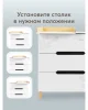 91036, Комод FIOKI +пеленаль.стол  (white)
