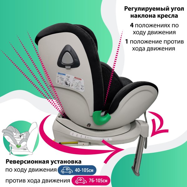 Nuovita Автокресло Maczione NiS1-1 I-Size / цвет Nero/Чёрный