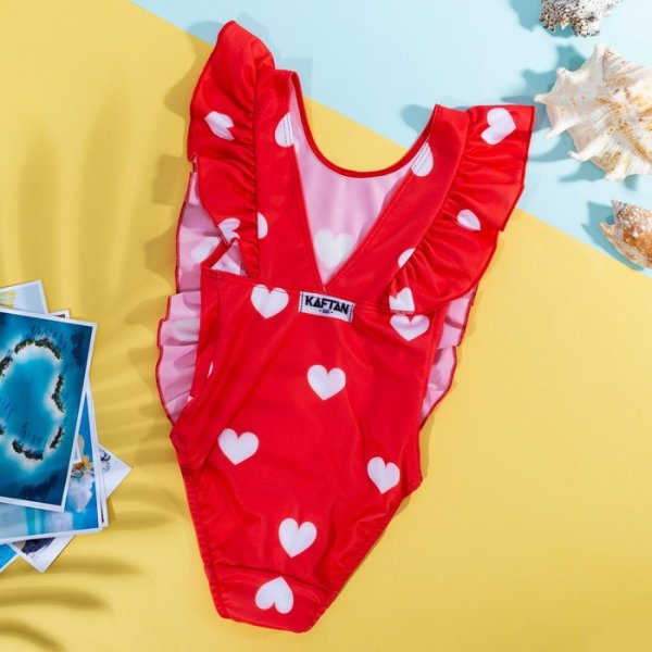 Kaftan Купальник "Сердца", рост 110-116 см