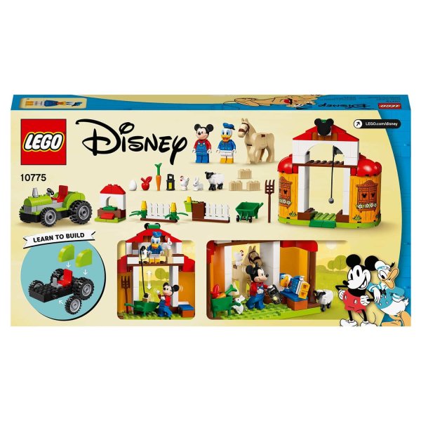 LEGO Disney Mickey Конструктор "Ферма Микки и Дональда", 118 деталей