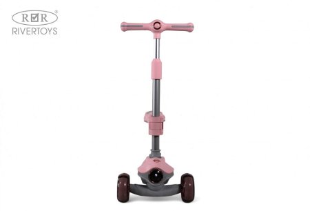 Rivertoys Самокат-беговел HB-603 / цвет розовый