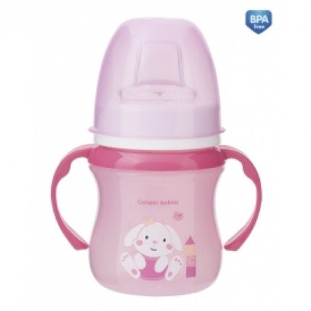 Canpol Поильник обучающий EasyStart с силиконовым носиком / 120 мл./ с 6 месяцев Colourful animals