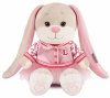 Maxitoys Мягкая игрушка Jack&Lin, Зайка Лин в розовом бомбере с юбочкой, 20 см