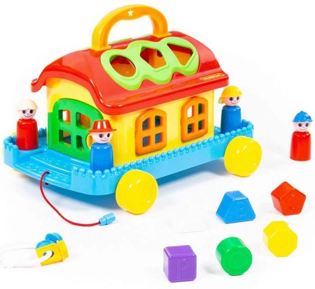 Полесье Игрушка «Сказочный домик на колесиках»