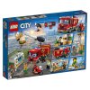 Lego city fire конструктор пожар в бургер-кафе / разноцветный