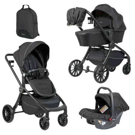 Коляска модульная  3в1 Baby shell (Black)