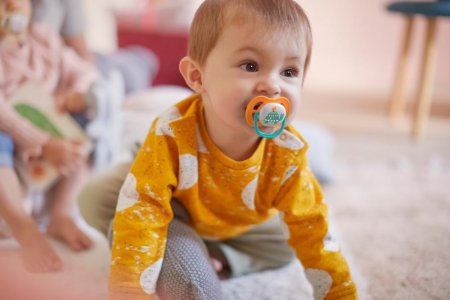 Avent Пустышка ultra air силиконовая ортодонтическая 6-18 месяцев, 2 штуки