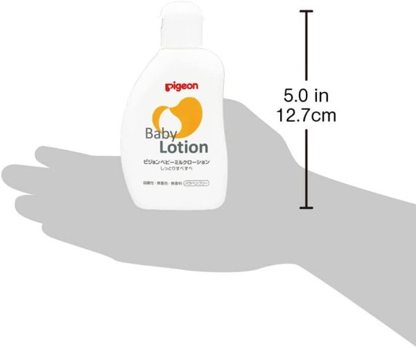 Pigeon Детский лосьон-молочко Baby Lotion с аминокислотами и керамидами, 120 мл / цвет белый