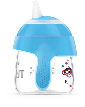 Avent Чашка поильник 200 мл, от 6 месяцев до 3 лет, голубой, артикул: SCF751/05