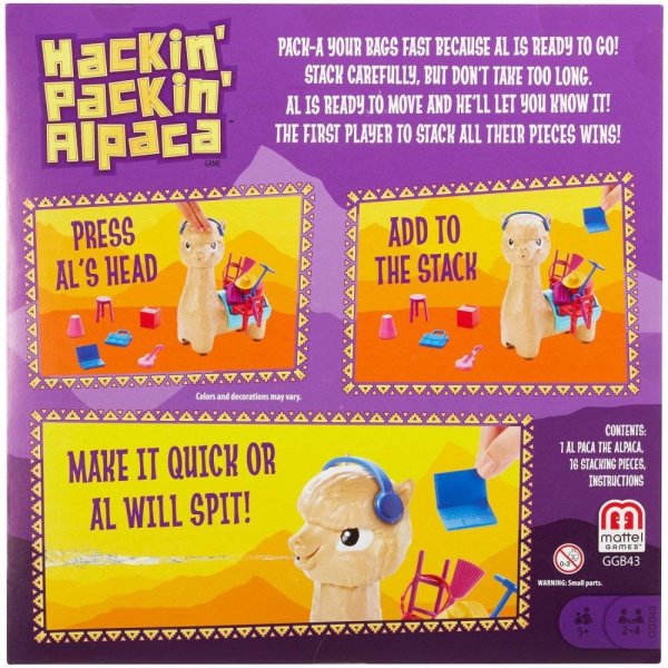 Mattel Игра настольная детская Непредсказуемая Альпака
