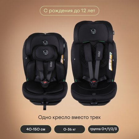 Детское автокресло SPIN 360 i-SIZE (черный)