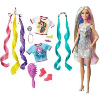 Mattel Кукла Barbie Радужные волосы GHN04