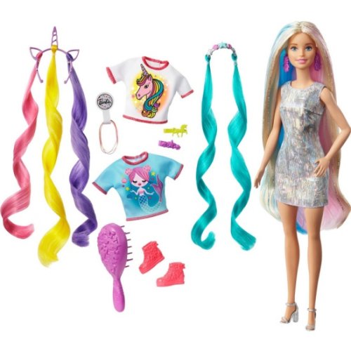 Mattel Кукла Barbie Радужные волосы GHN04