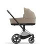 Коляска Cybex Priam IV Chrome Brown 2в1,+ спаль блок (Cozy Beige)
