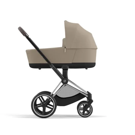 Коляска Cybex Priam IV Chrome Brown 2в1,+ спаль блок (Cozy Beige)