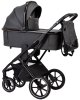 Коляска Peppy Tecla 2в1 Shadow Antrazit Chrome Edition  (графит)