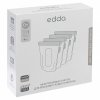 Набор силиконовых пакетов для грудного молока edda, 4 шт., Пломбир, 240 мл