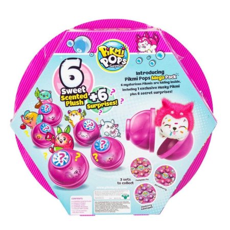 Мега набор с 6 героями Pikmi Pops (черничная жевательная резинка S2)