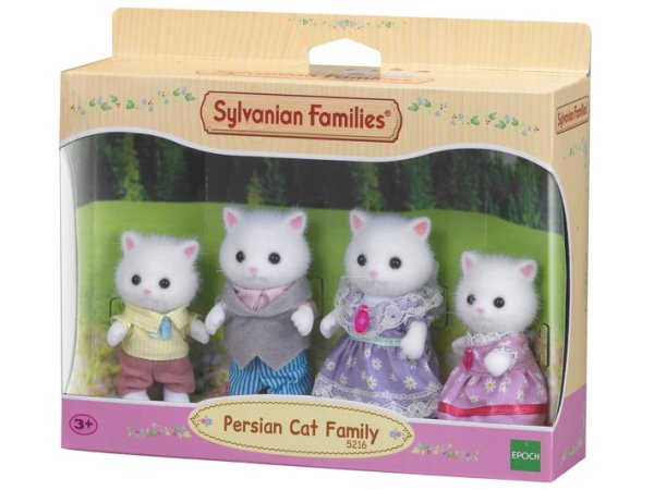 Sylvanian Families Набор "Семья Персидских котов" 4 фигурки