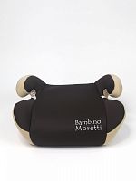 BAMBINO MORETTI Автокресло-бустер для детей QM-311, 6-12 лет, группа III,  /цвет коричневый-бежевый