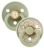 Bibs Набор латексных пустышек Studio Colour, 6+ месяцев Jasmine - Sage Mix