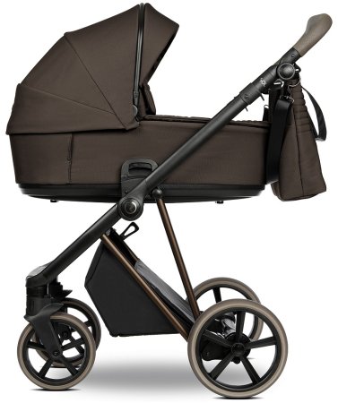 ROAN Коляска 2 в1 Sol Luxury короб+прогул (Turkish Coffe/Bronze/руч.Capp/к.Capp)